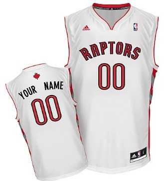 Men & Youth Customized Toronto Raptors White Jersey-0